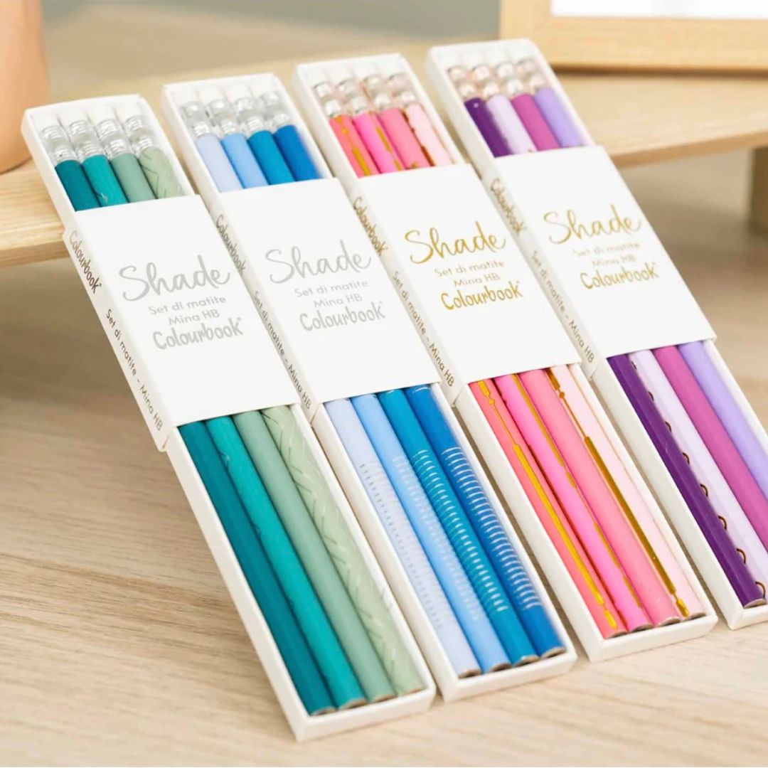 Set 4 matite con gomma Shade - immagine 2