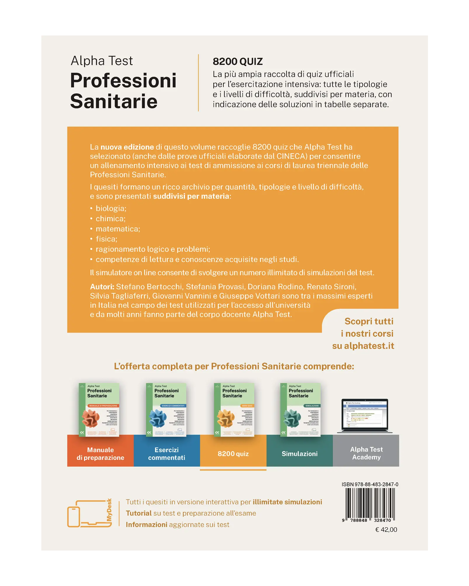 Alpha Test Professioni Sanitarie - 8.200 quiz - immagine 2