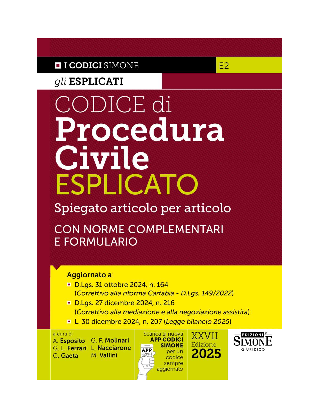 Codice di Procedura Civile spiegato Articolo per Articolo – E2