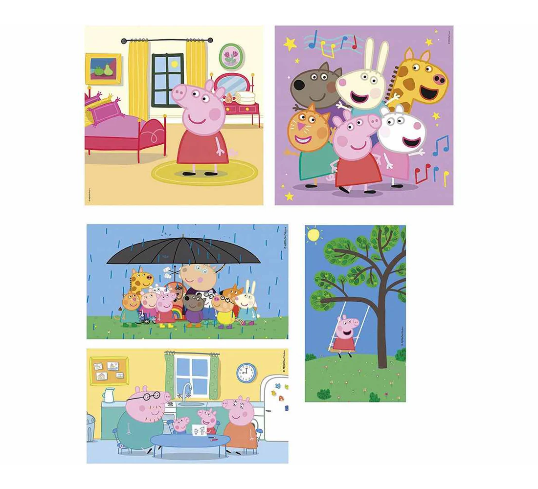 Puzzle 10 in 1 Peppa Pig - immagine 4