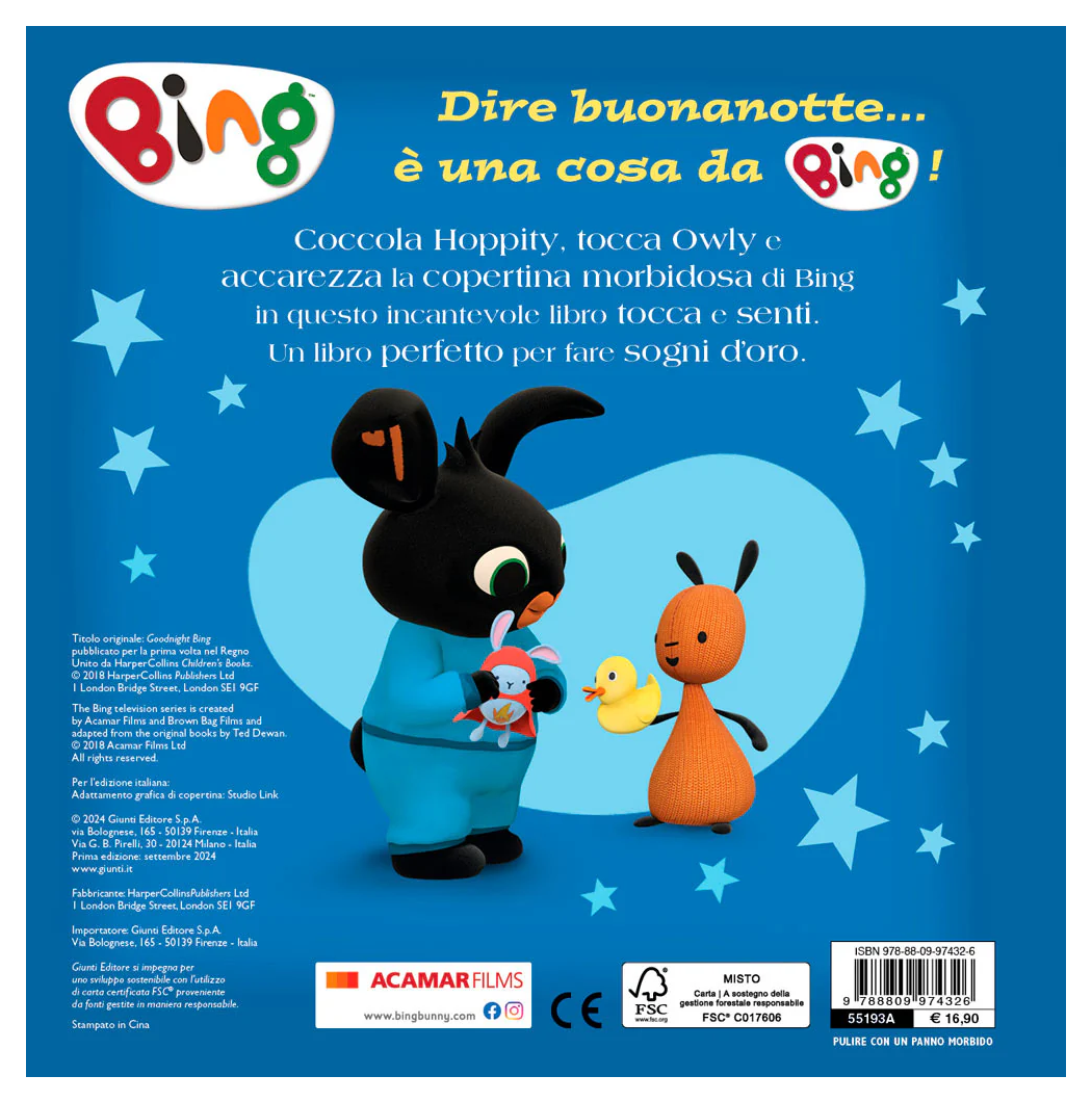 Buonanotte, Bing! Un libro tocca e senti per la nanna! - immagine 3