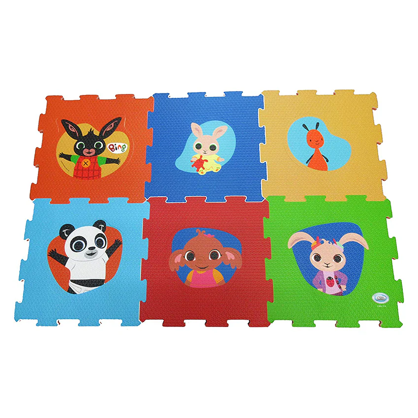 BING – TAPPETO MATTONELLE PUZZLE 6 PZ - immagine 3