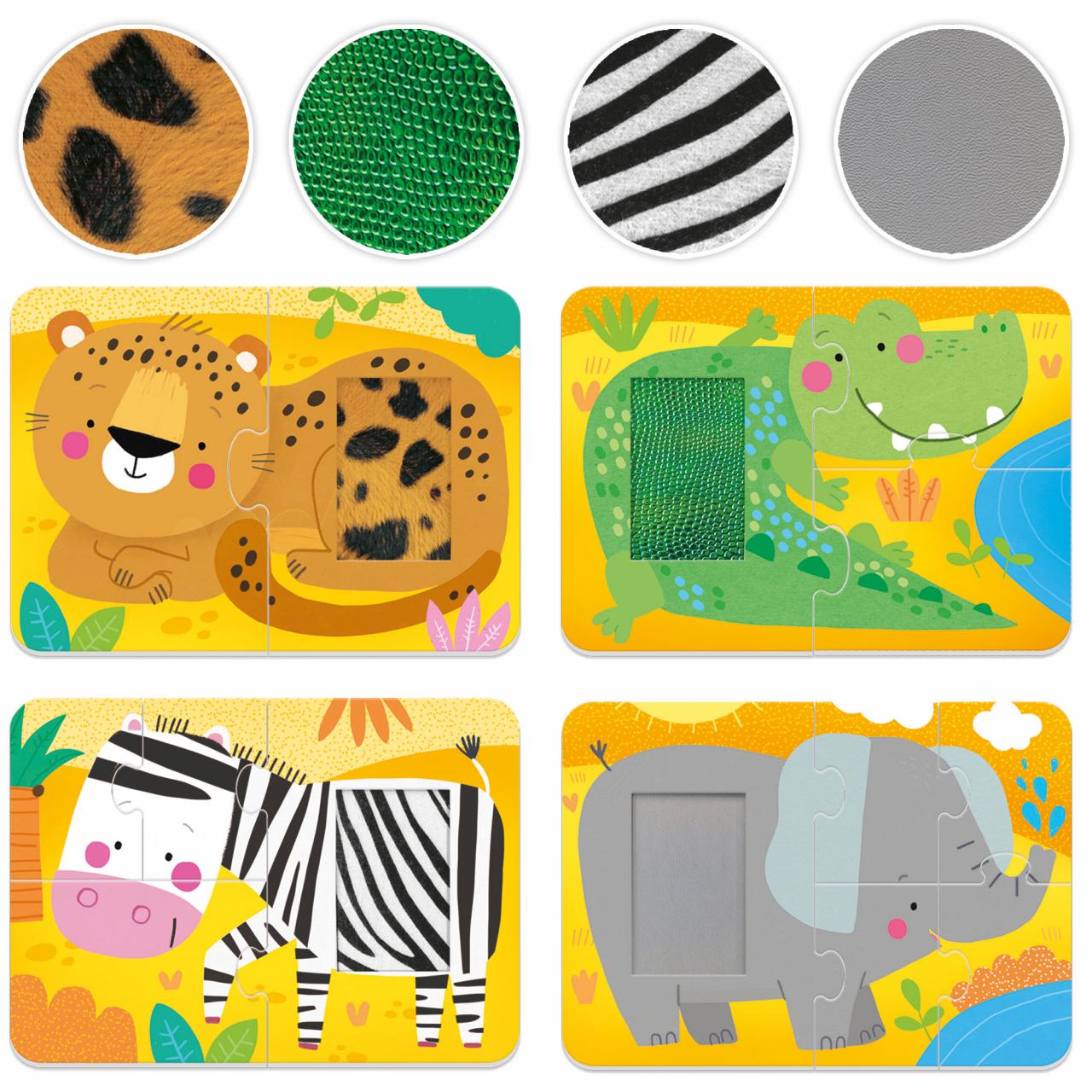 4 Puzzle tattili savana - immagine 2