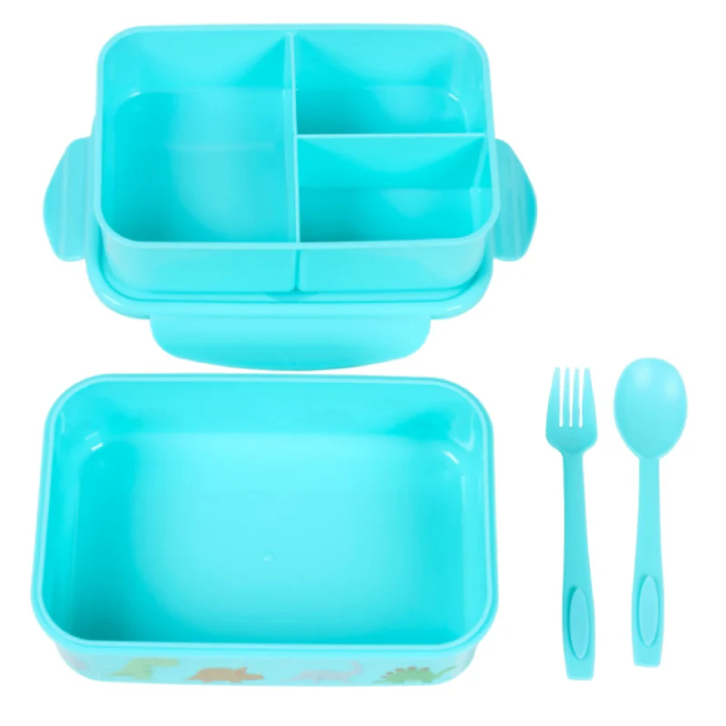 Porta Pranzo Con Posate Dino Olli Kids - immagine 5