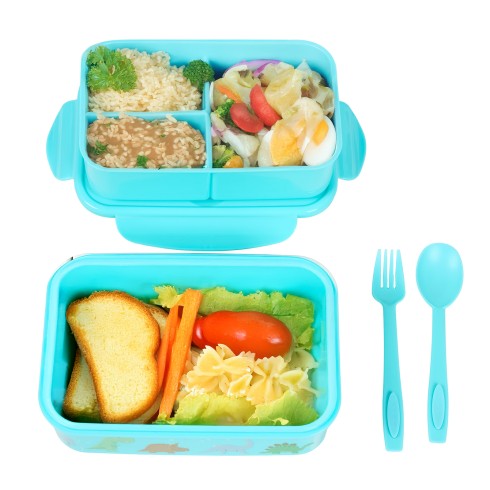 Porta Pranzo Con Posate Dino Olli Kids - immagine 2