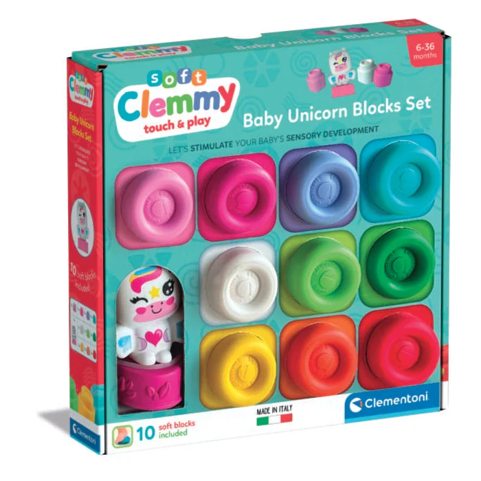 Baby Unicorn blocks set Clemmy - Clementoni