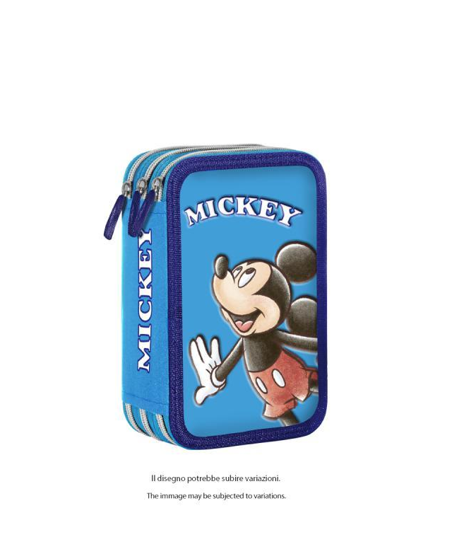 ASTUCCIO GIOTTO MICKEY 3 ZIP TOPOLINO