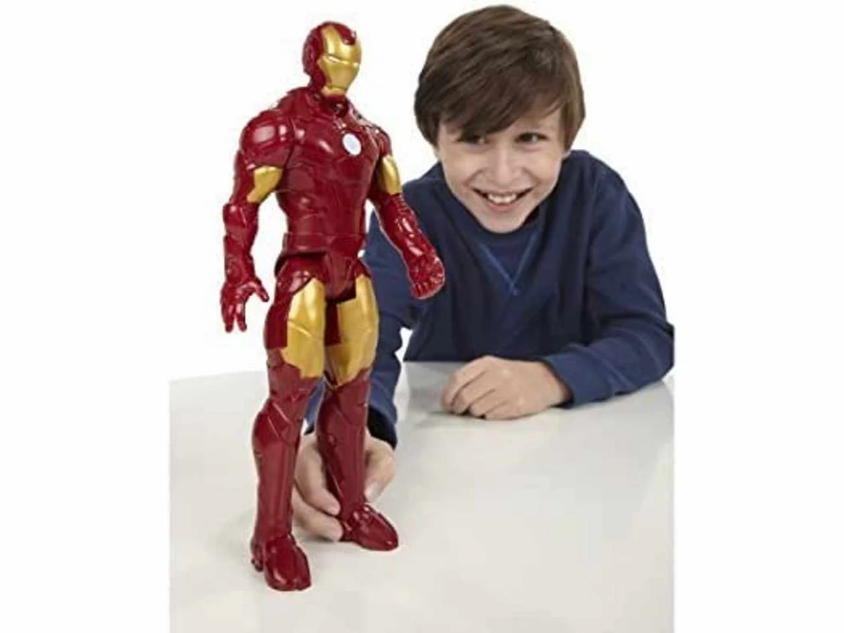 Action Figures Marvel Avengers Titan Hero Iron Man 30 cm - immagine 3