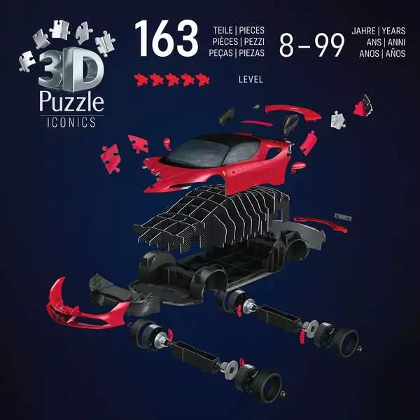 3D Puzzle 108 pezzi - Iconics Ferrari SF90 Stradale - immagine 8